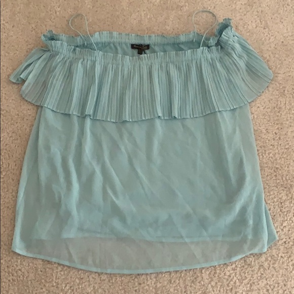 Baby Blue Sheer Top - Picture 1 of 4